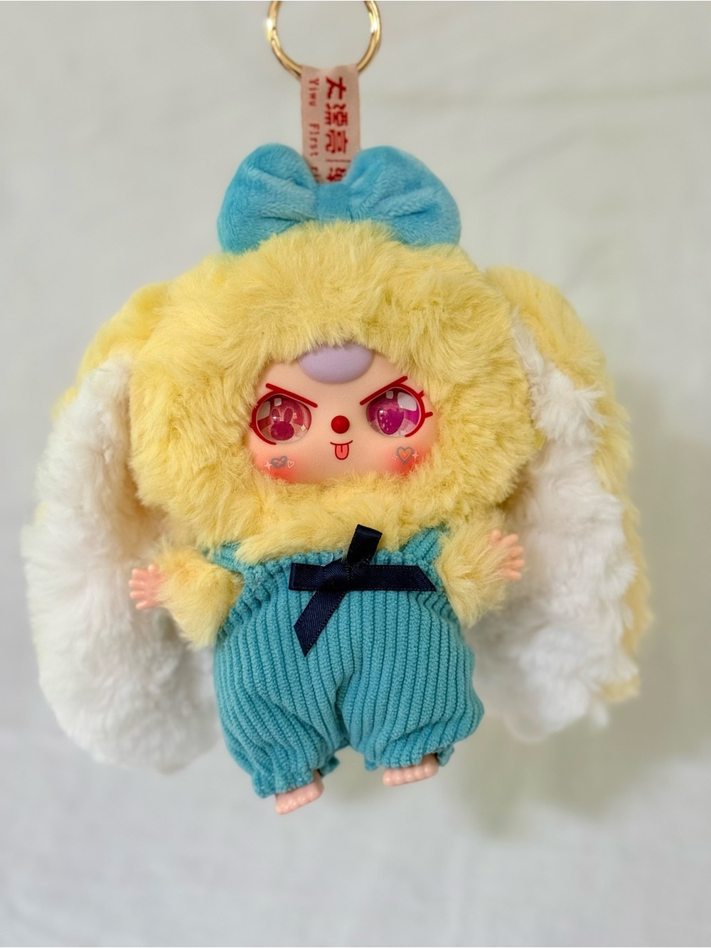 BB3 Macaron Cute Bunny v2 💛 Yellow 💛Special Eyes Plush Pendant